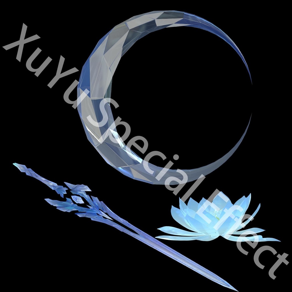 崩壊:スターレイル鏡流コスプレ用特殊効果|Honkai: Star Rail Jingliu Special Effectキャラクタースキルのポスト合成に対応PSD+PNGデジタルファイル|即時自動発送