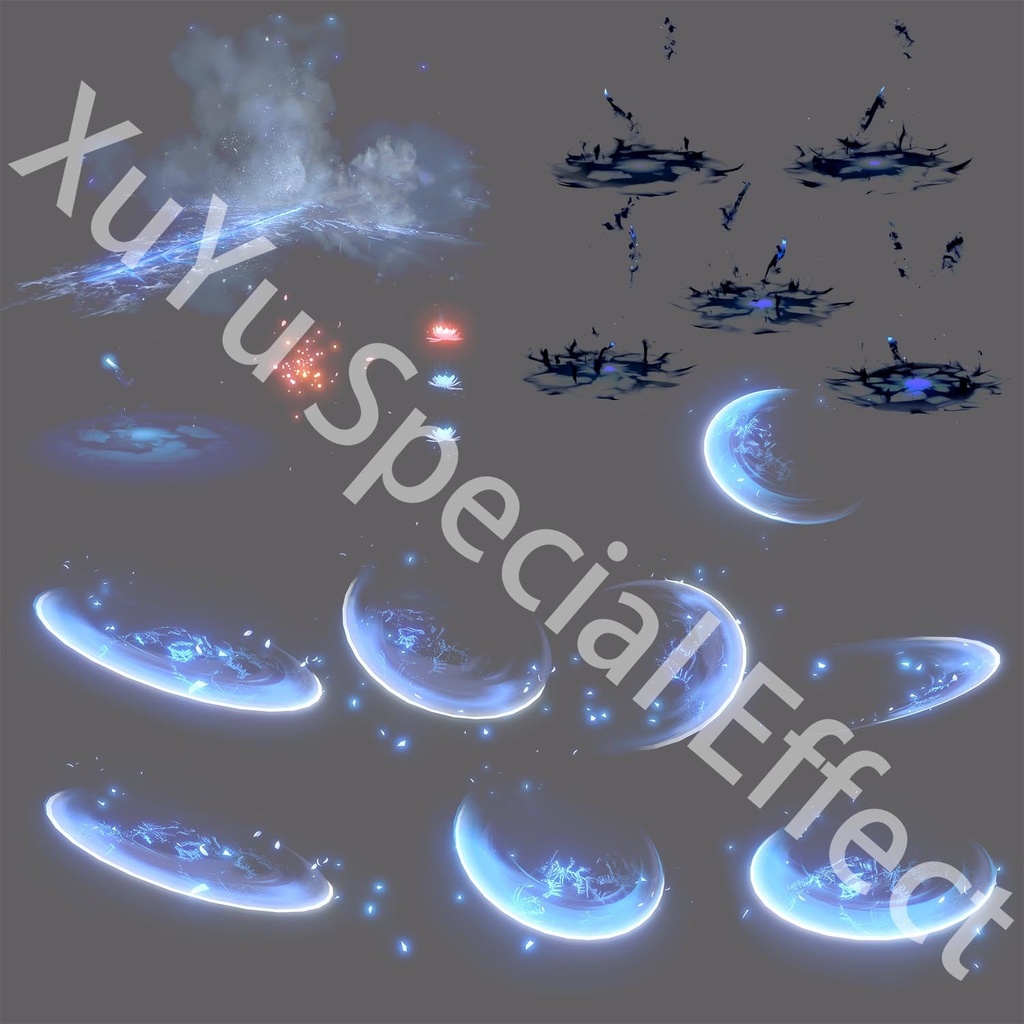 崩壊:スターレイル鏡流コスプレ用特殊効果|Honkai: Star Rail Jingliu Special Effectキャラクタースキルのポスト合成に対応PSD+PNGデジタルファイル|即時自動発送