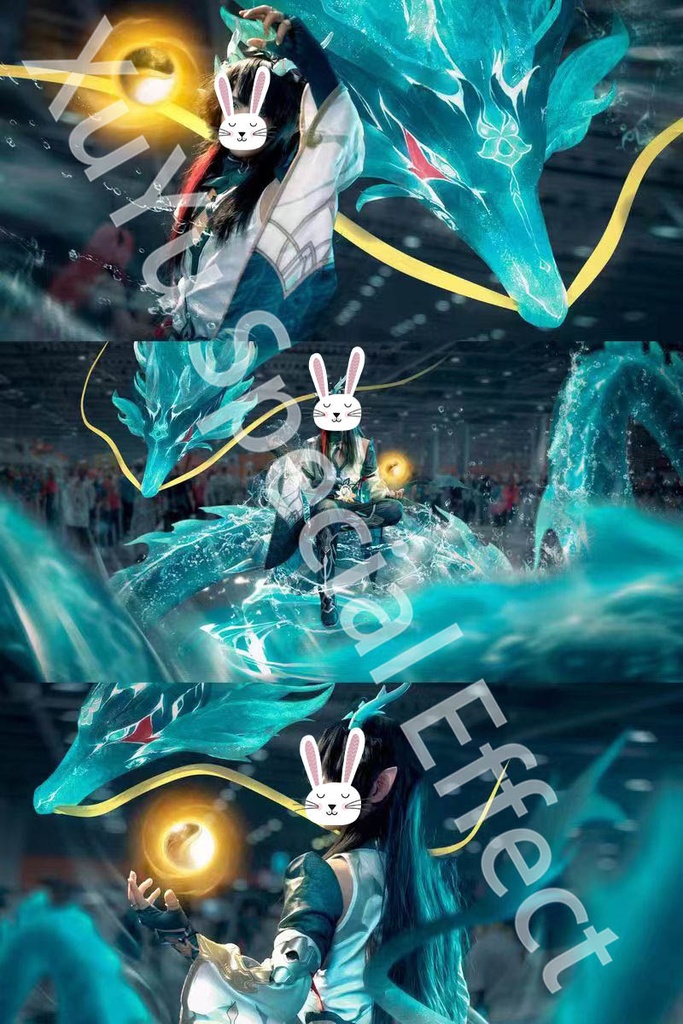 崩壊:スターレイル飲月君コスプレ用特殊効果|Honkai: Star Rail Imbibitor Lunae Special Effectキャラクタースキルのポスト合成に対応PSD+PNGデジタルファイル|即時自動発送