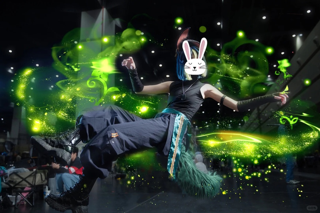 原神ティナリコスプレ用特殊効果|Genshin Tighnari Cosplay Special Effectキャラクタースキルのポスト合成に対応PSD+PNGデジタルファイル|即時自動発送