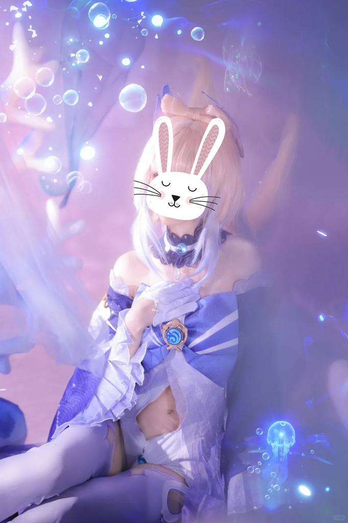 原神珊瑚宮心海コスプレ用特殊効果|Genshin Sangonomiya Kokomi Cosplay Special Effectキャラクタースキルのポスト合成に対応PSD+PNGデジタルファイル|即時自動発送