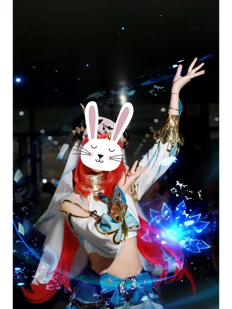 原神ニィロウコスプレ用特殊効果|Genshin Nilou Cosplay Special Effectキャラクタースキルのポスト合成に対応PSD+PNGデジタルファイル|即時自動発送