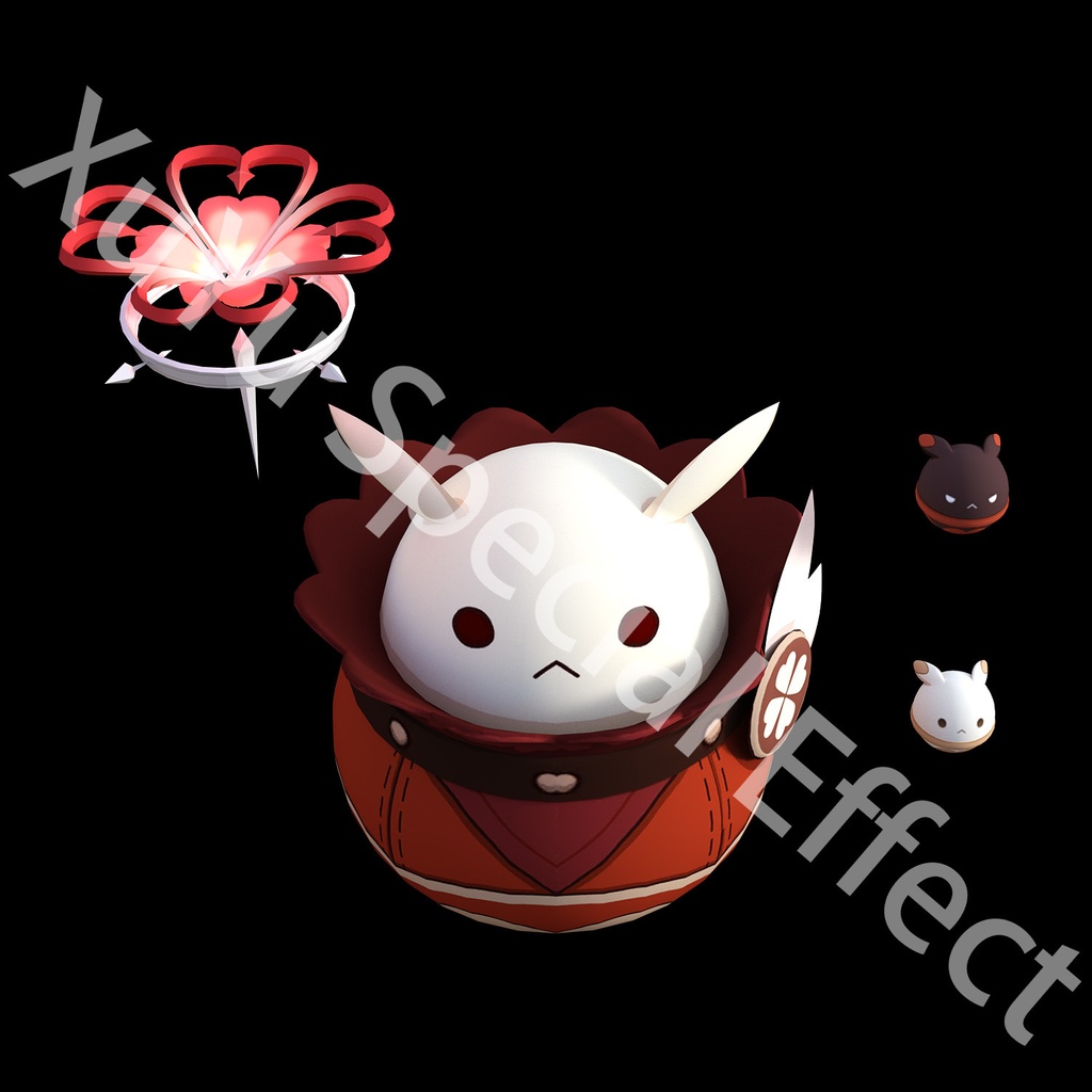 原神クレーコスプレ用特殊効果|Genshin Klee Cosplay Special Effectキャラクタースキルのポスト合成に対応PSD+PNGデジタルファイル|即時自動発送