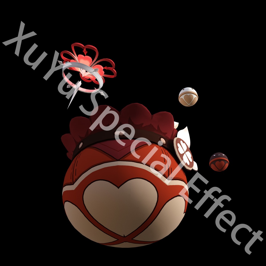 原神クレーコスプレ用特殊効果|Genshin Klee Cosplay Special Effectキャラクタースキルのポスト合成に対応PSD+PNGデジタルファイル|即時自動発送