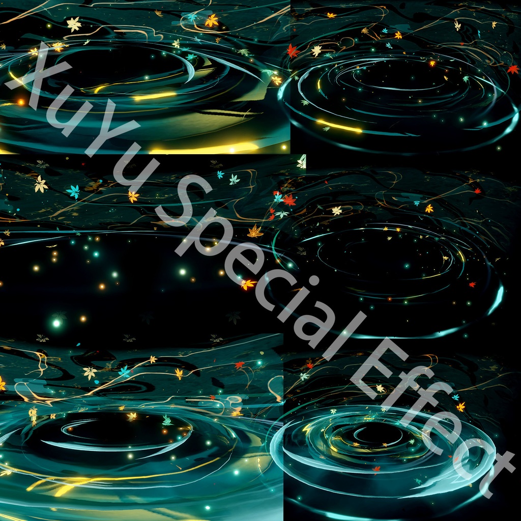 原神楓原万葉コスプレ用特殊効果|Genshin Kaedehara Kazuha Cosplay Special Effectキャラクタースキルのポスト合成に対応PSD+PNGデジタルファイル|即時自動発送