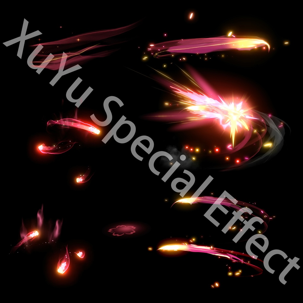 崩壊：スターレイル  花火 コスプレ用特殊効果｜Honkai: Star Rail Sparkle Special Effectキャラクタースキルのポスト合成に対応PSD+PNGデジタルファイル|即時自動発送