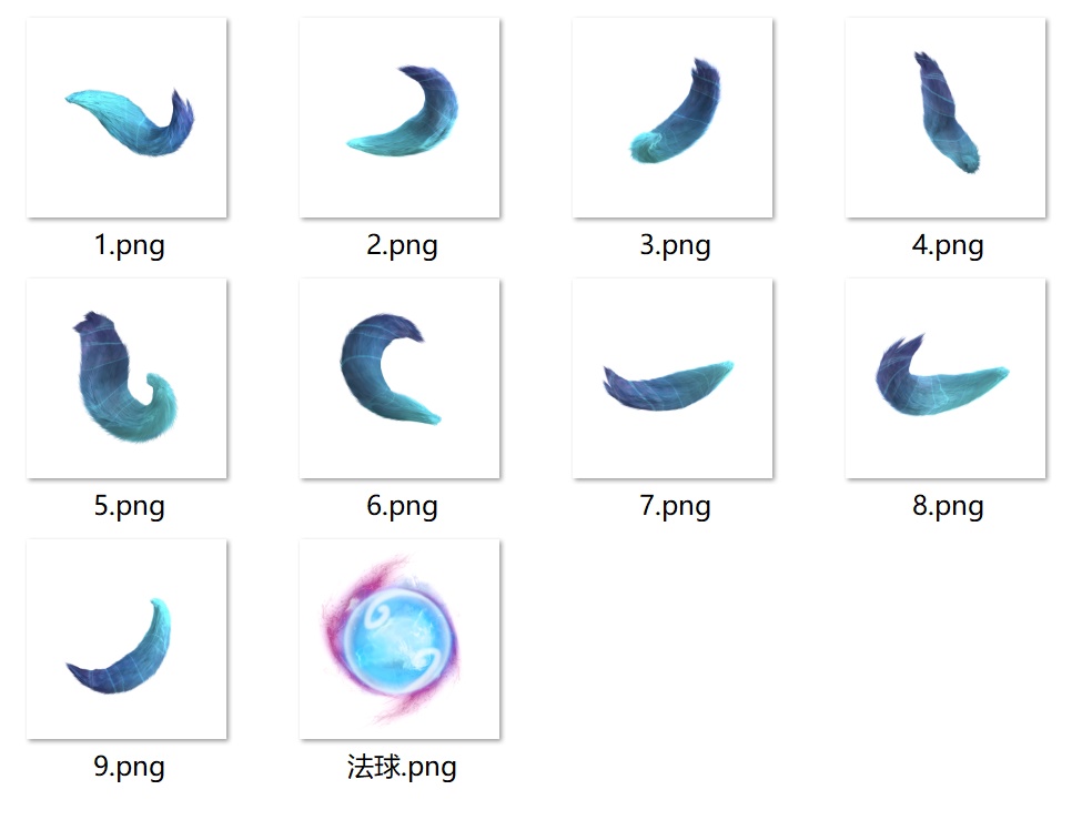 アーリコスプレ用特殊効果LOL リーグ・オブ・レジェンズ 精霊の花の尾|Ahri Cosplay League of Legends Special Effect Spirit Blossomキャラクタースキルのポスト合成に対応PSD+PNGデジタルファイル|即時自動発送