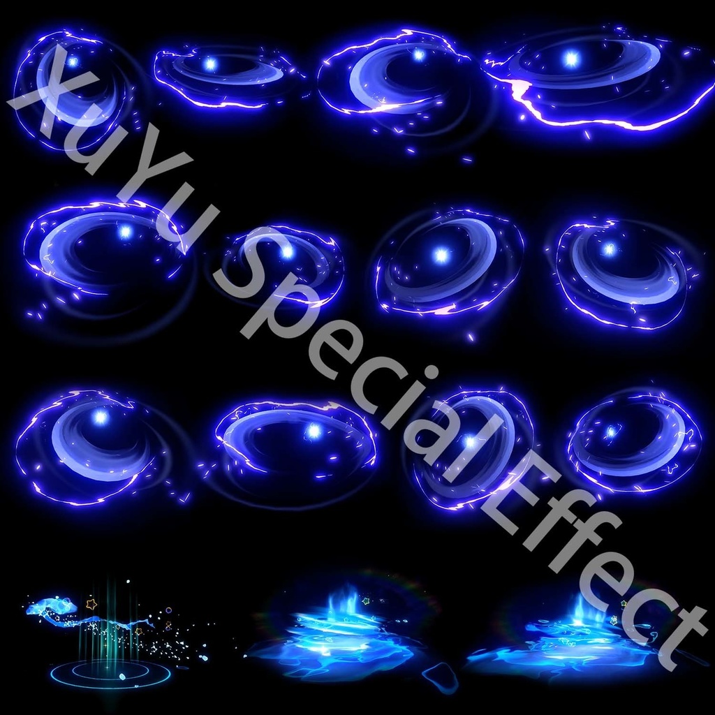 崩壊:スターレイル 白露コスプレ用特殊効果|Honkai: Star Rail Bailu Special Effectキャラクタースキルのポスト合成に対応PSD+PNGデジタルファイル|即時自動発送