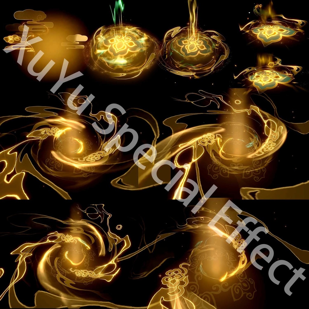 崩壊:スターレイル 停雲コスプレ用特殊効果|Honkai: Star Rail TIngyun Special Effectキャラクタースキルのポスト合成に対応PSD+PNGデジタルファイル|即時自動発送