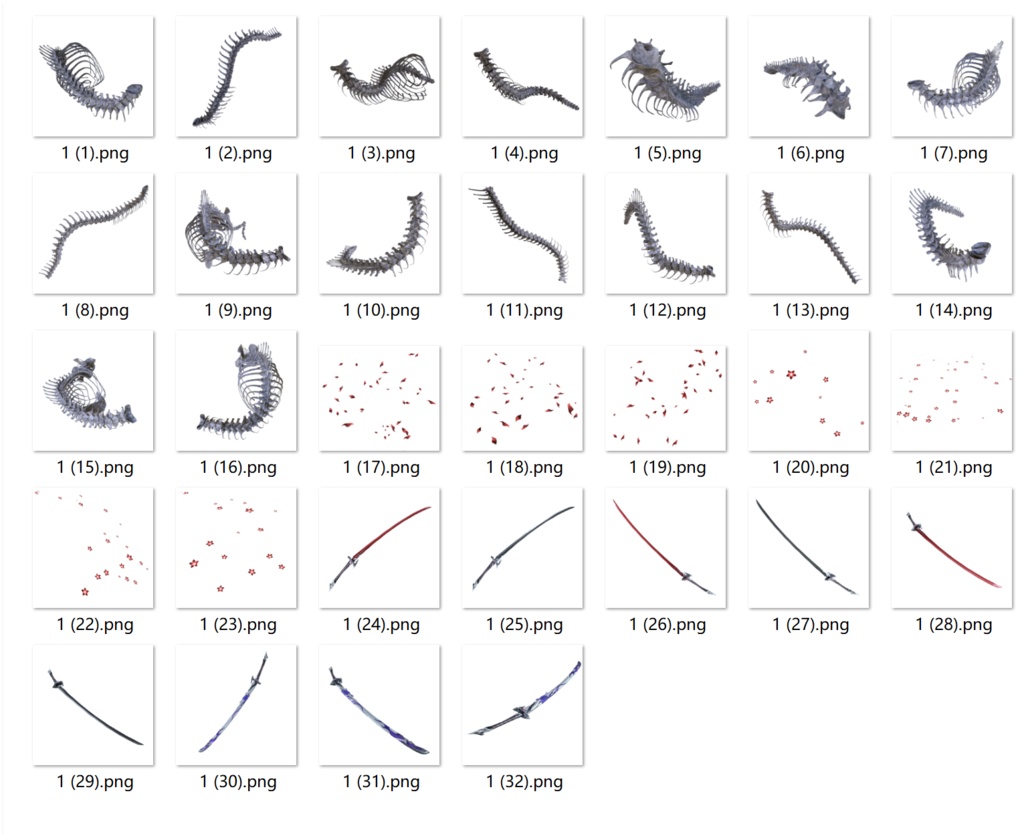 崩壊:スターレイル 黄泉道具コスプレ用特殊効果|Honkai: Star Rail Acheron Prop Special Effectキャラクタースキルのポスト合成に対応PSD+PNGデジタルファイル|即時自動発送