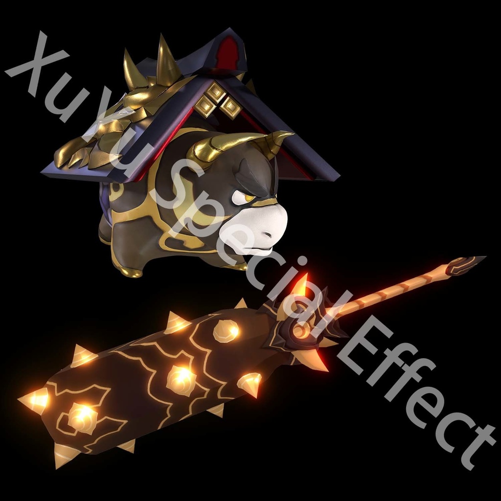 原神荒瀧一斗コスプレ用特殊効果|Genshin Impact Arataki Itto Cosplay Special Effectキャラクタースキルのポスト合成に対応PSD+PNGデジタルファイル|即時自動発送