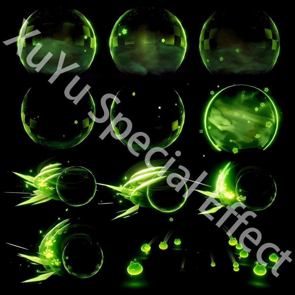 原神綺良々コスプレ用特殊効果|Genshin Impact Kirara Cosplay Special Effectキャラクタースキルのポスト合成に対応PSD+PNGデジタルファイル|即時自動発送