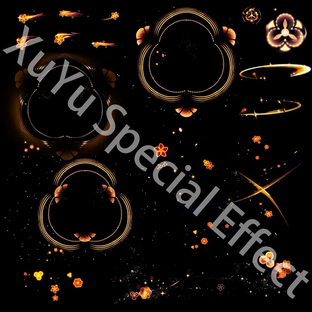 原神千織コスプレ用特殊効果|Genshin Impact Chiori Cosplay Special Effectキャラクタースキルのポスト合成に対応PSD+PNGデジタルファイル|即時自動発送