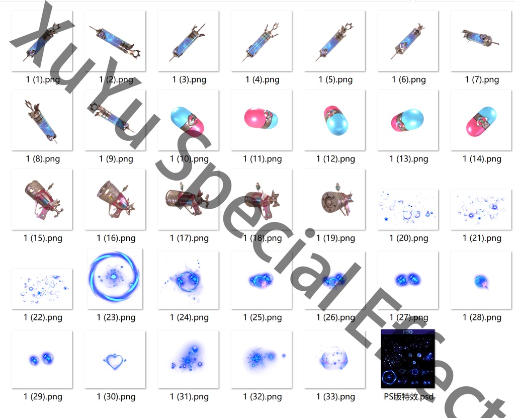 原神シグウィン コスプレ用特殊効果|Genshin Impact Sigewinne Cosplay Special Effectキャラクタースキルのポスト合成に対応PSD+PNGデジタルファイル|即時自動発送