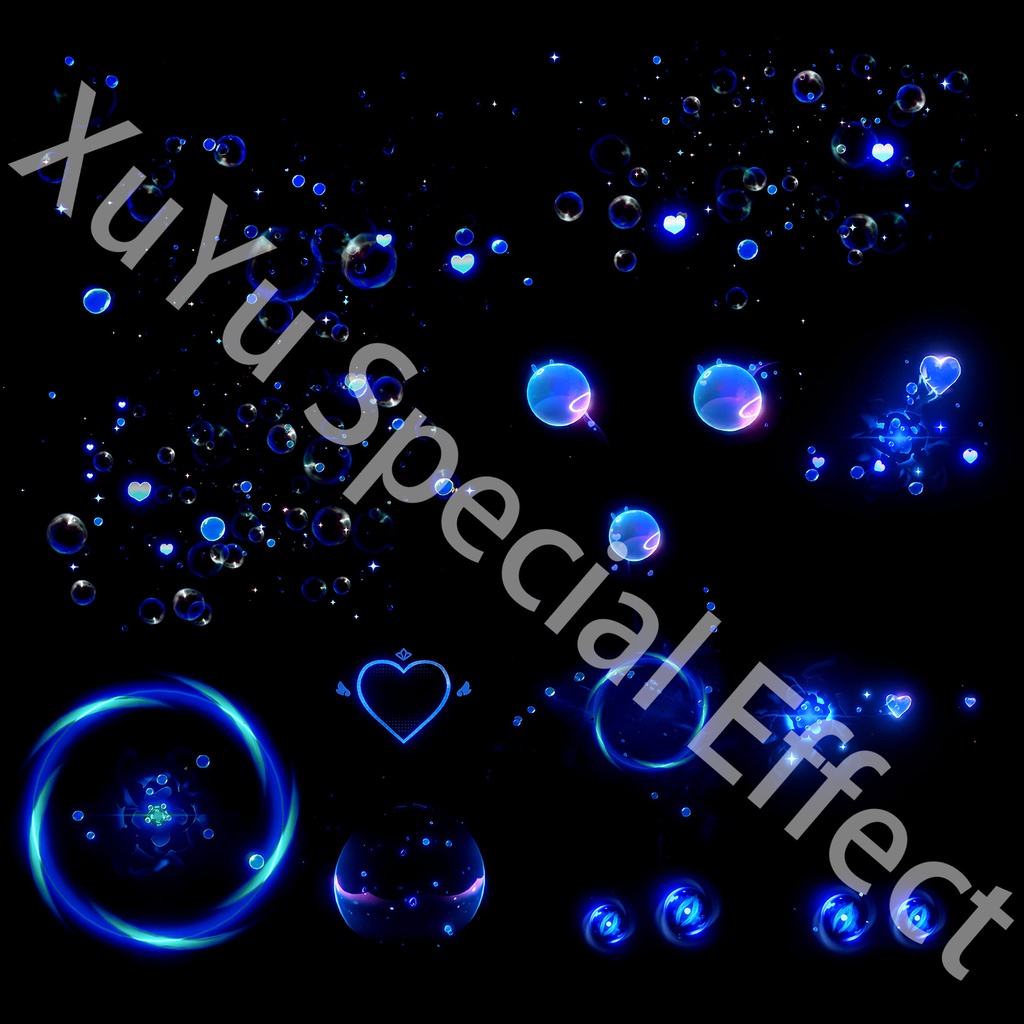 原神シグウィン コスプレ用特殊効果|Genshin Impact Sigewinne Cosplay Special Effectキャラクタースキルのポスト合成に対応PSD+PNGデジタルファイル|即時自動発送