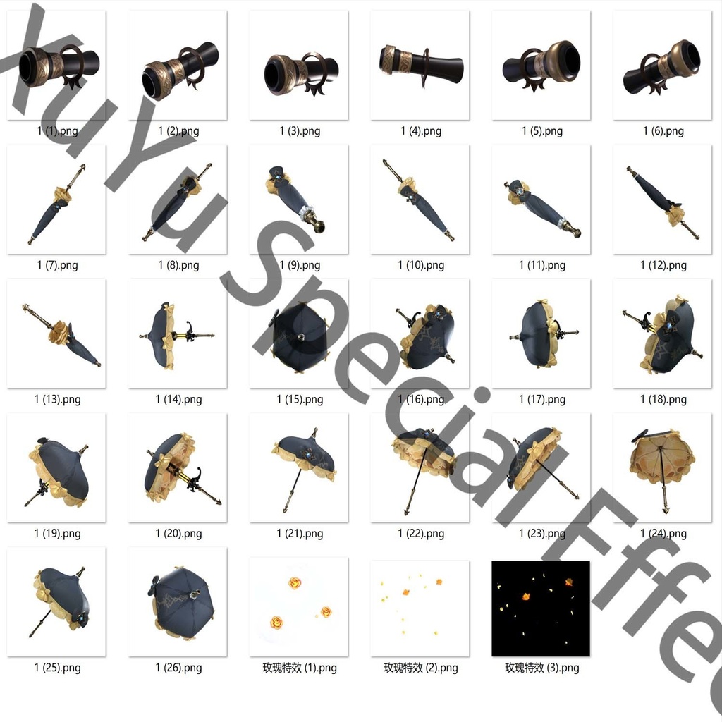 原神ナヴィア 道具コスプレ用特殊効果|Genshin Impact Navia Prop Cosplay Special Effectキャラクタースキルのポスト合成に対応PSD+PNGデジタルファイル|即時自動発送