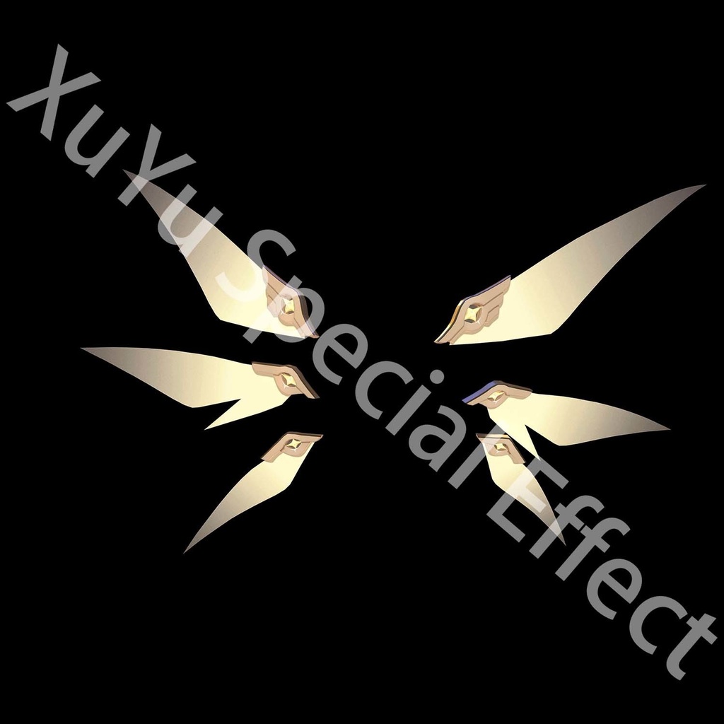 原神荧&空(旅行者)コスプレ用特殊効果|Genshin Impact Aether & Lumine Cosplay Special Effectキャラクタースキルのポスト合成に対応PSD+PNGデジタルファイル|即時自動発送