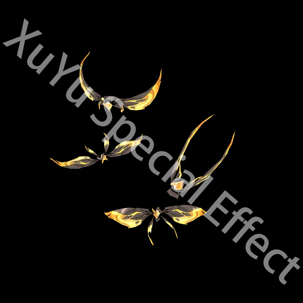 原神晶蝶コスプレ用特殊効果|Genshin Impact Crystalfly Trap Cosplay Special Effectキャラクタースキルのポスト合成に対応PSD+PNGデジタルファイル|即時自動発送