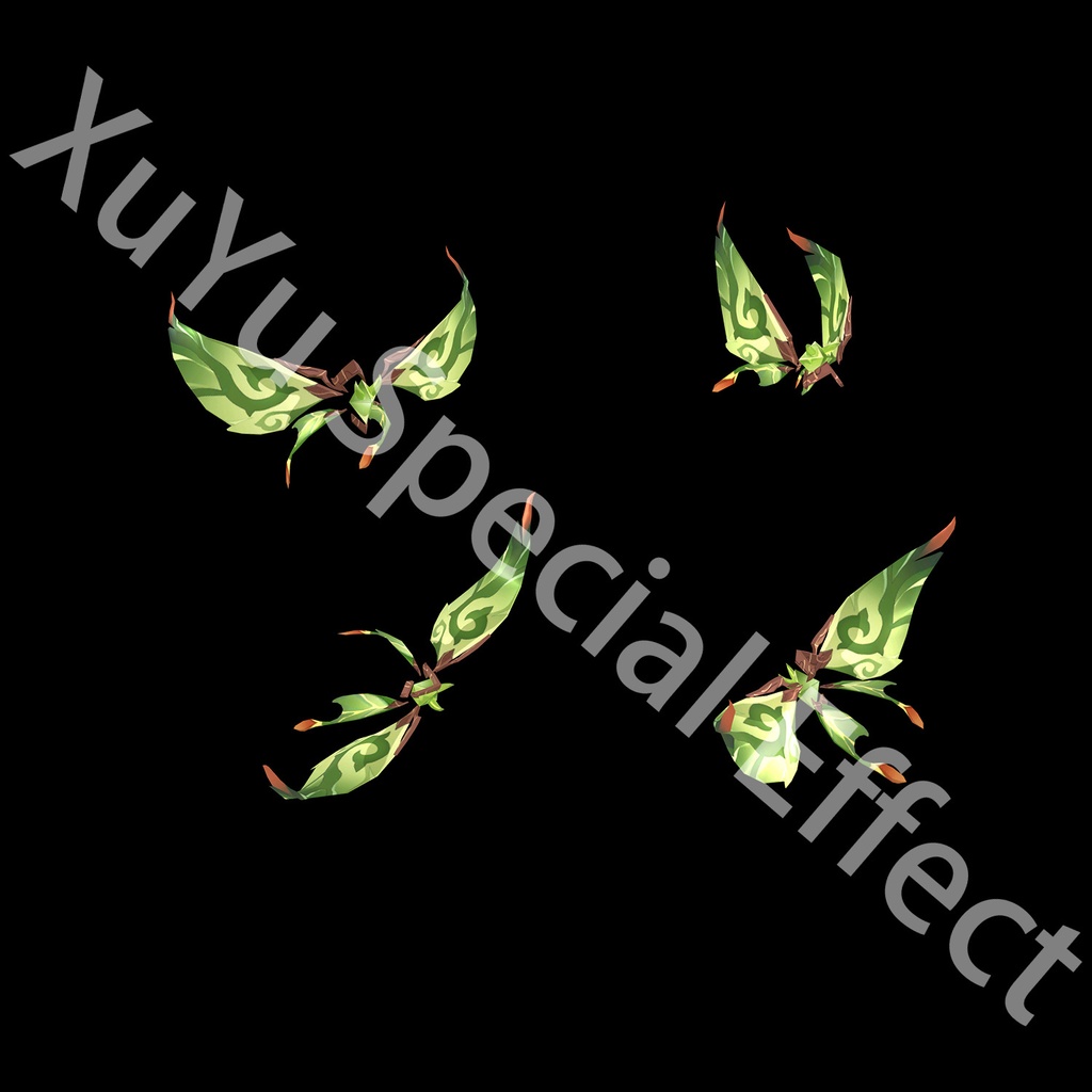 原神晶蝶コスプレ用特殊効果|Genshin Impact Crystalfly Trap Cosplay Special Effectキャラクタースキルのポスト合成に対応PSD+PNGデジタルファイル|即時自動発送