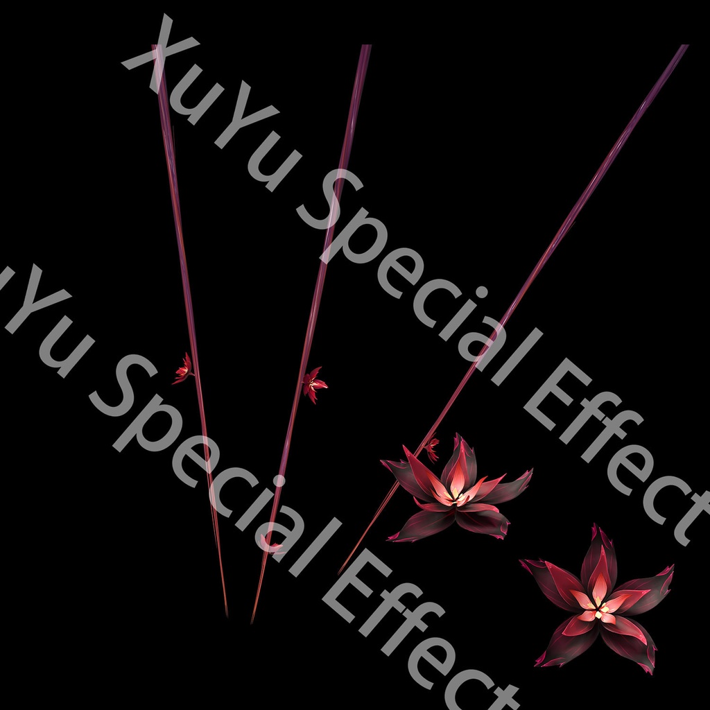 鳴潮ツバキコスプレ用特殊効果|Wuthering Waves Camellya Cosplay Special Effectキャラクタースキルのポスト合成に対応PSD+PNGデジタルファイル|即時自動発送