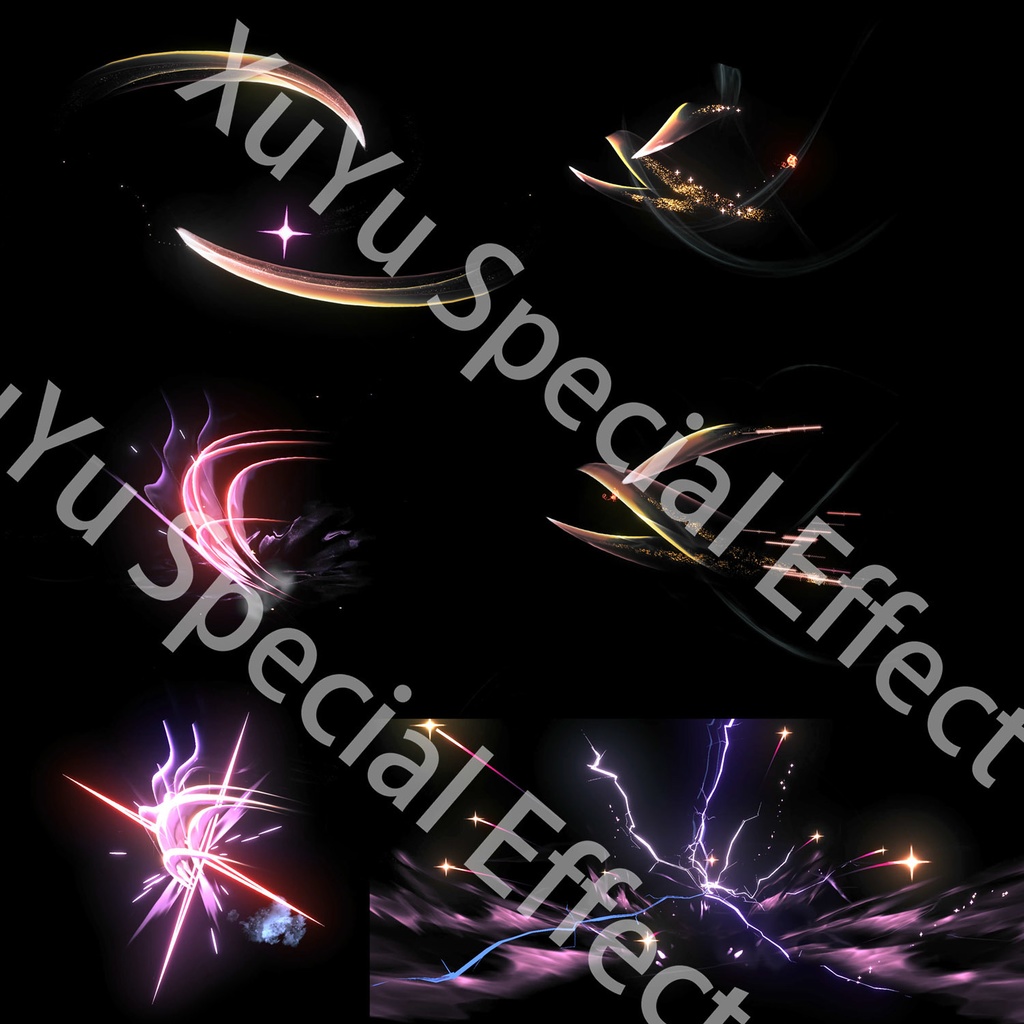 鳴潮灯灯コスプレ用特殊効果|Wuthering Waves Lumi Cosplay Special Effectキャラクタースキルのポスト合成に対応PSD+PNGデジタルファイル|即時自動発送