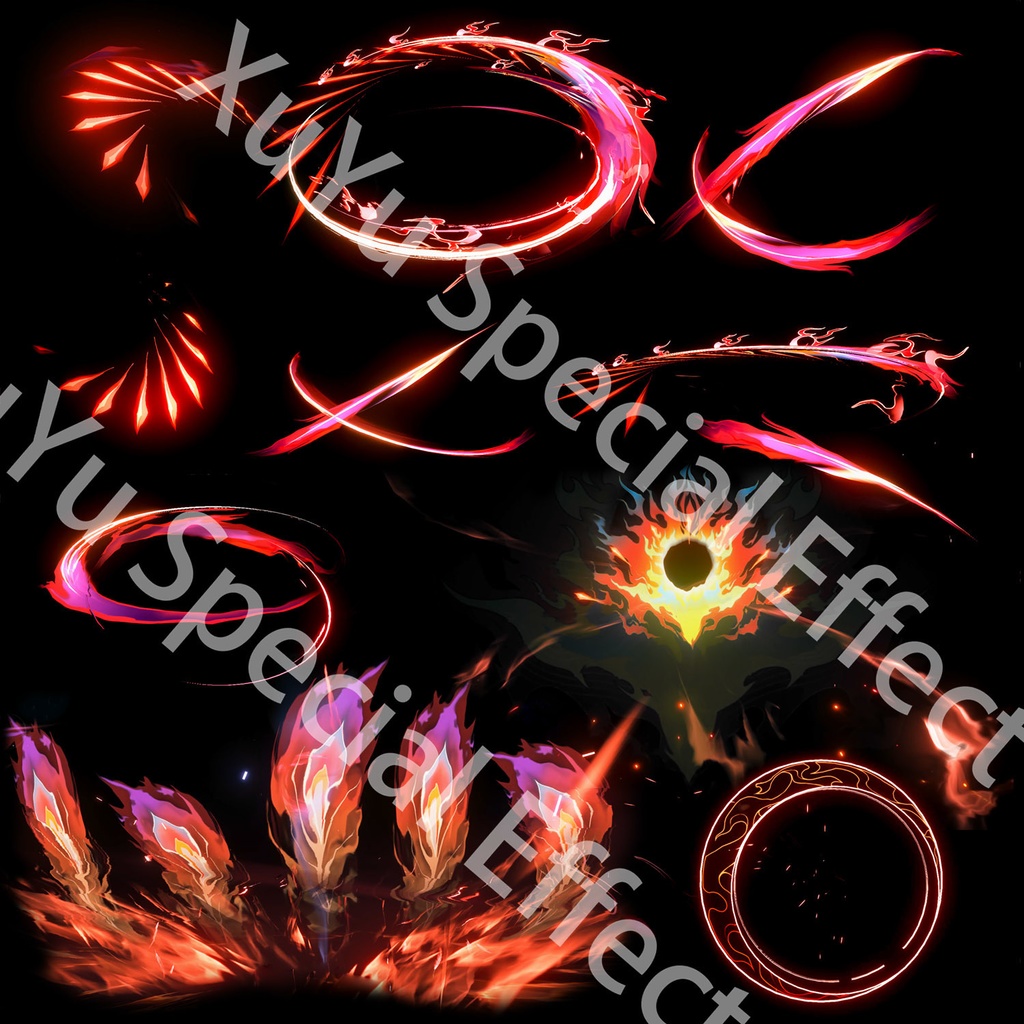 鳴潮長離コスプレ用特殊効果|Wuthering Waves Changli Cosplay Special Effectキャラクタースキルのポスト合成に対応PSD+PNGデジタルファイル|即時自動発送