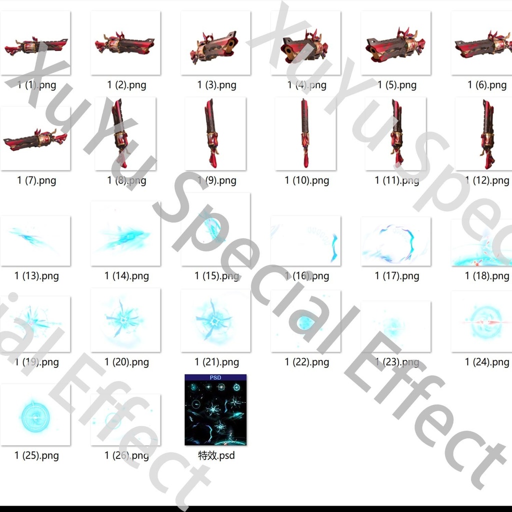 原神 チャスカ コスプレ用エフェクト|Genshin Impact Chasca Cosplay Effectキャラクタースキルのポスト合成に対応PSD+PNGデジタルファイル|即時自動発送