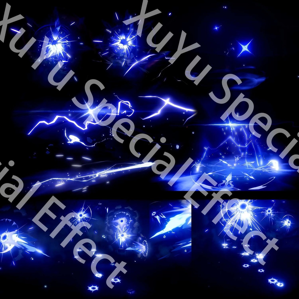 原神クロリンデコスプレ用エフェクト|Genshin Impact Clorinde Cosplay Effectキャラクタースキルのポスト合成に対応PSD+PNGデジタルファイル|即時自動発送