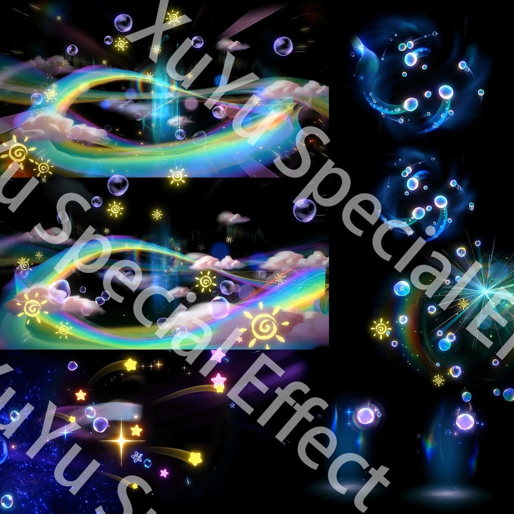 崩壊:スターレイル ヒアンシー コスプレ用特殊効果|Honkai: Star Rail Hyacine Hyacinthia Special Effectキャラクタースキルのポスト合成に対応PSD+PNGデジタルファイル|即時自動発送