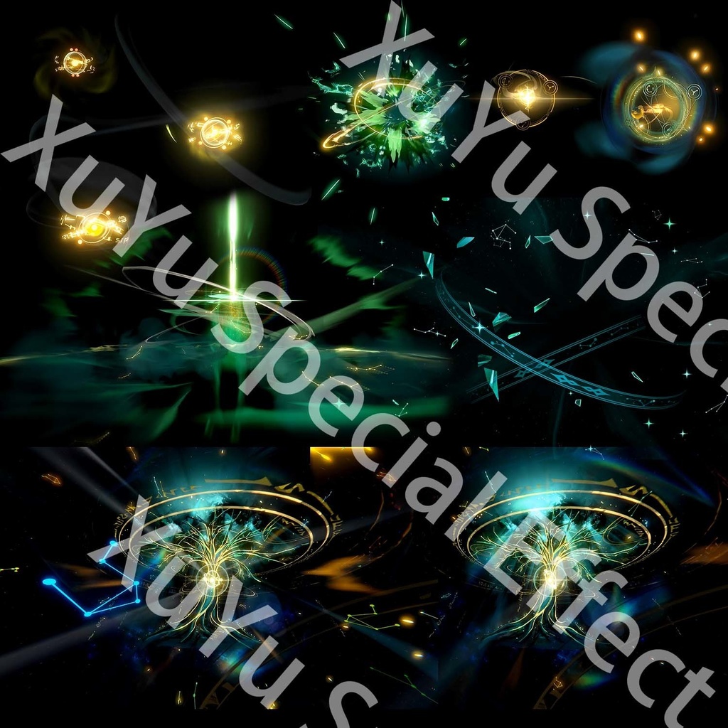 崩壊：スターレイル アナイクス コスプレ用特殊効果｜Honkai: Star Rail Anaxa Effectキャラクタースキルのポスト合成に対応PSD+PNGデジタルファイル|即時自動発送