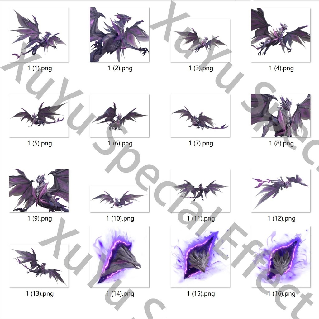 崩壊:スターレイル キャストリスドラゴン コスプレ用特殊効果|Honkai: Star Rail Castorice Dragon Effectキャラクタースキルのポスト合成に対応PSD+PNGデジタルファイル|即時自動発送