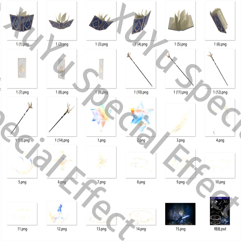 鳴潮フィービー コスプレ用特殊効果|Wuthering Waves Phoebe Cosplay Special Effectキャラクタースキルのポスト合成に対応PSD+PNGデジタルファイル|即時自動発送