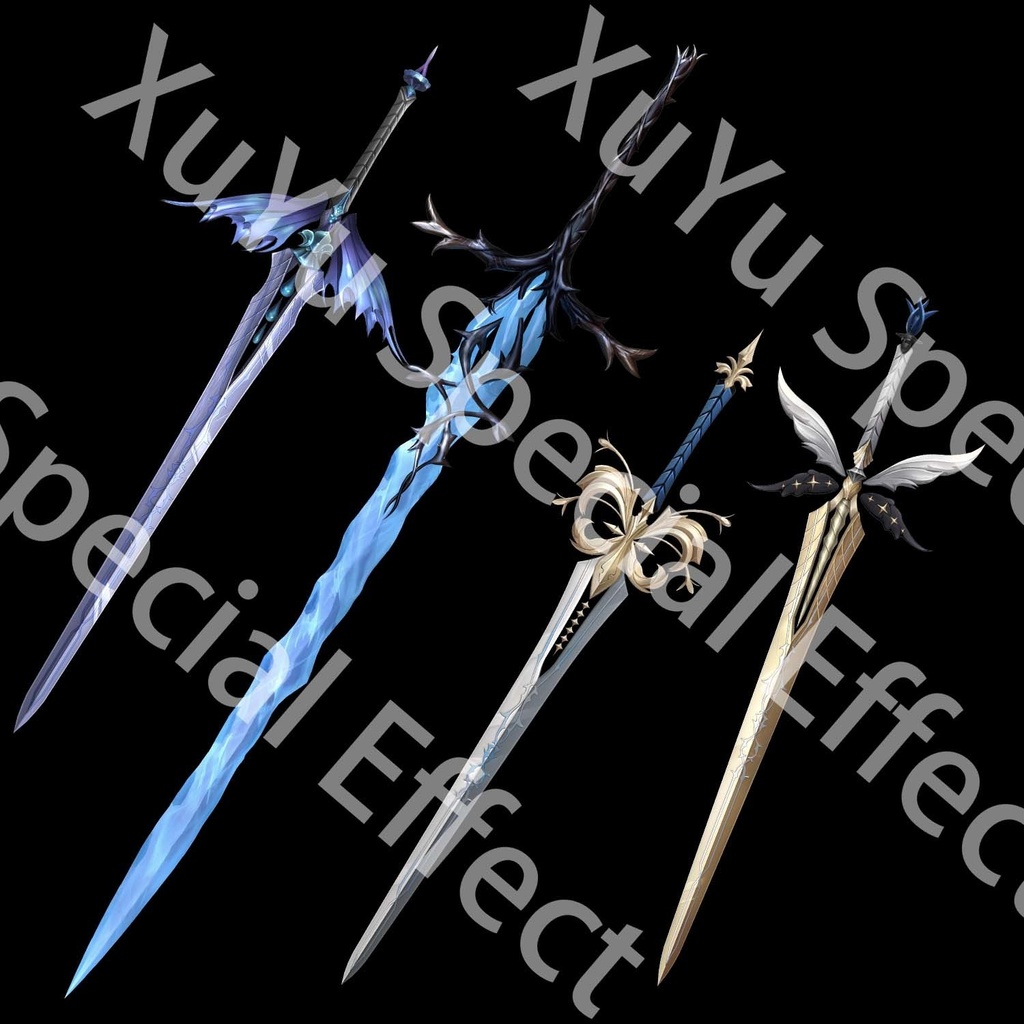 鳴潮カルテジア コスプレ用特殊効果|Wuthering Waves Cartethyia Cosplay Special Effectキャラクタースキルのポスト合成に対応PSD+PNGデジタルファイル|即時自動発送