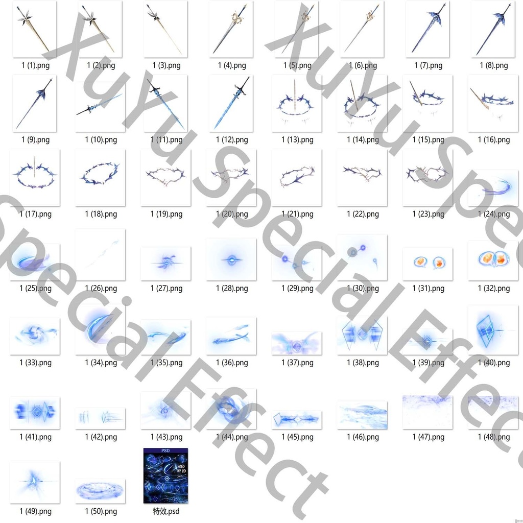 鳴潮カルテジア コスプレ用特殊効果|Wuthering Waves Cartethyia Cosplay Special Effectキャラクタースキルのポスト合成に対応PSD+PNGデジタルファイル|即時自動発送