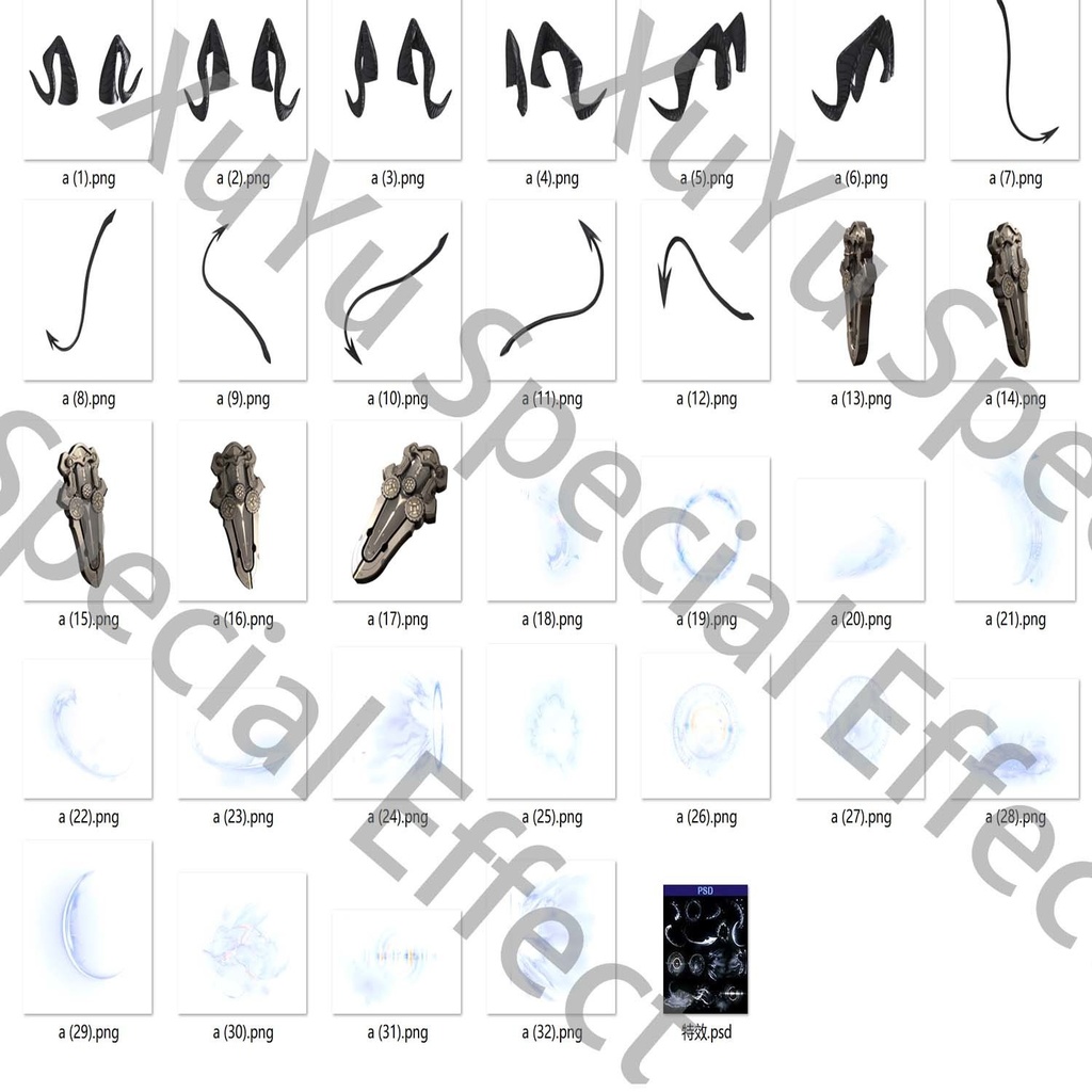 鳴潮ザンニー コスプレ用特殊効果|Wuthering Waves Zani Cosplay Special Effectキャラクタースキルのポスト合成に対応PSD+PNGデジタルファイル|即時自動発送