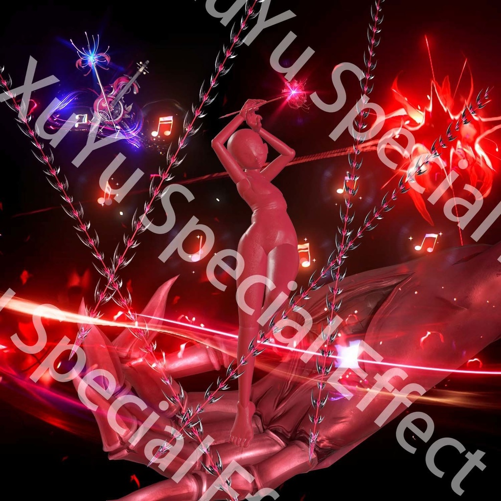 鳴潮フローヴァ コスプレ用特殊効果｜Wuthering Waves Phrolova Cosplay Effectsキャラクタースキルのポスト合成に対応PSD+PNGデジタルファイル|即時自動発送