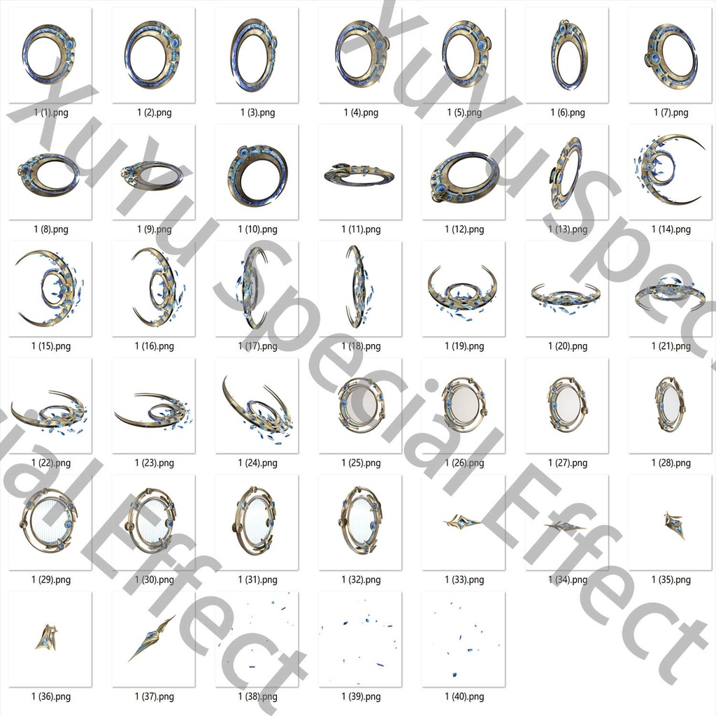 鳴潮ユーノ道具 コスプレ用特殊効果|Wuthering Waves Iuno Cosplay Prop Effectsキャラクタースキルのポスト合成に対応PSD+PNGデジタルファイル|即時自動発送