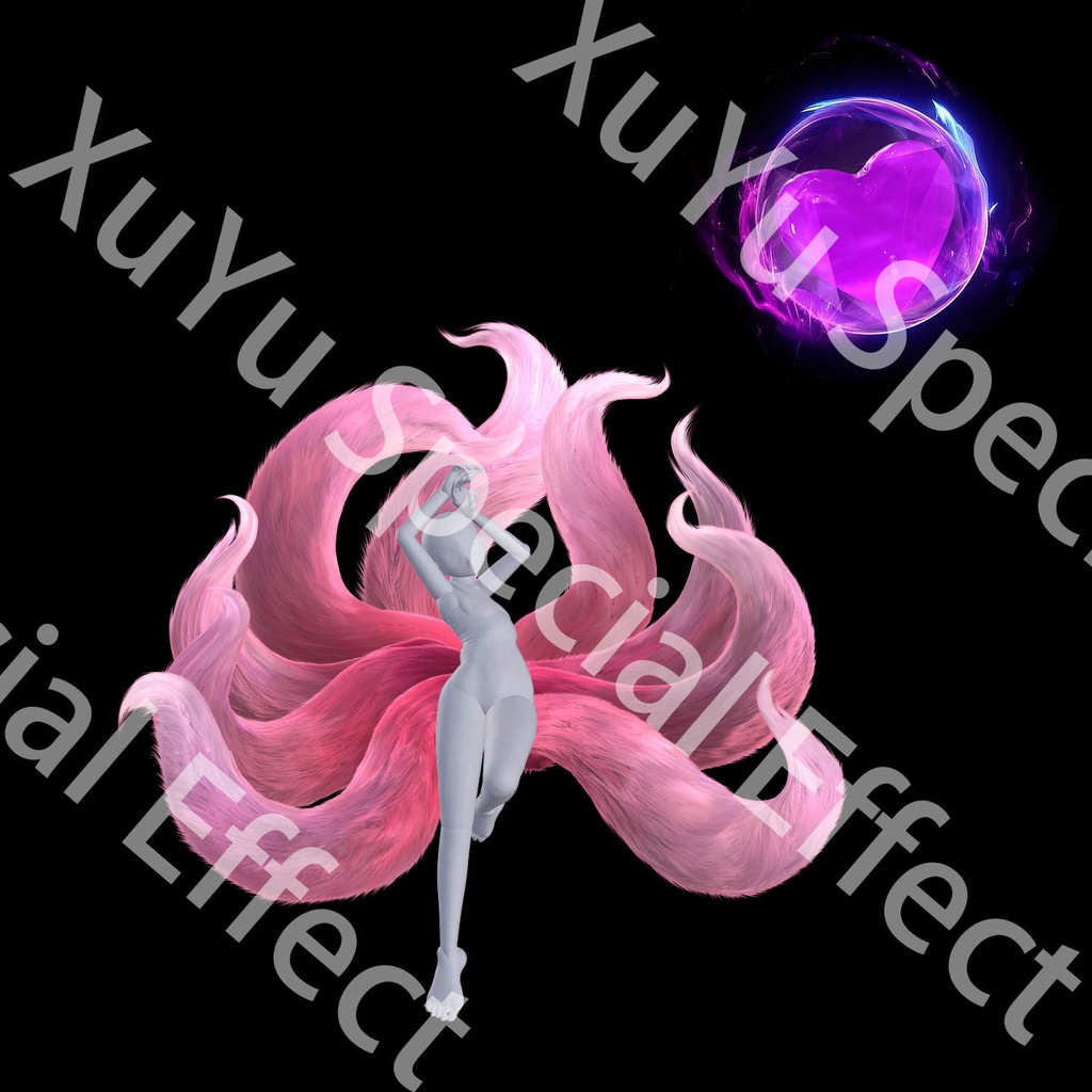 ポップスター アーリコスプレ用特殊効果LOLリーグ・オブ・レジェンズ｜Popstar Ahri Cosplay Effects LOL League of Legends Ahriキャラクタースキルのポスト合成に対応PSD+PNGデジタルファイル|即時自動発送