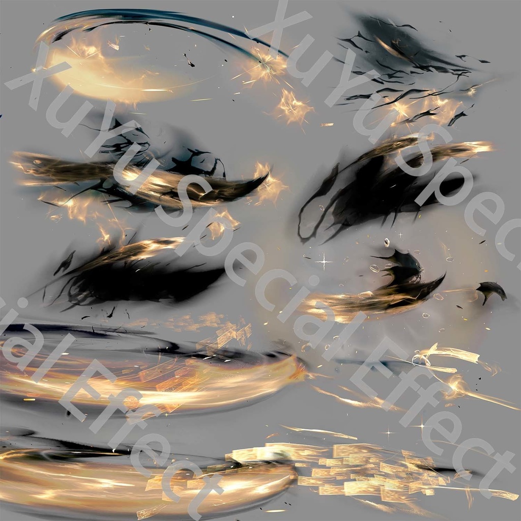 ゼンゼロ 儀玄 コスプレ用エフェクト | Yixuan Zenless Zone Zero Cosplay Effect キャラクタースキルのポスト合成に対応PSD+/PNGデジタルファイル|即時自動発送