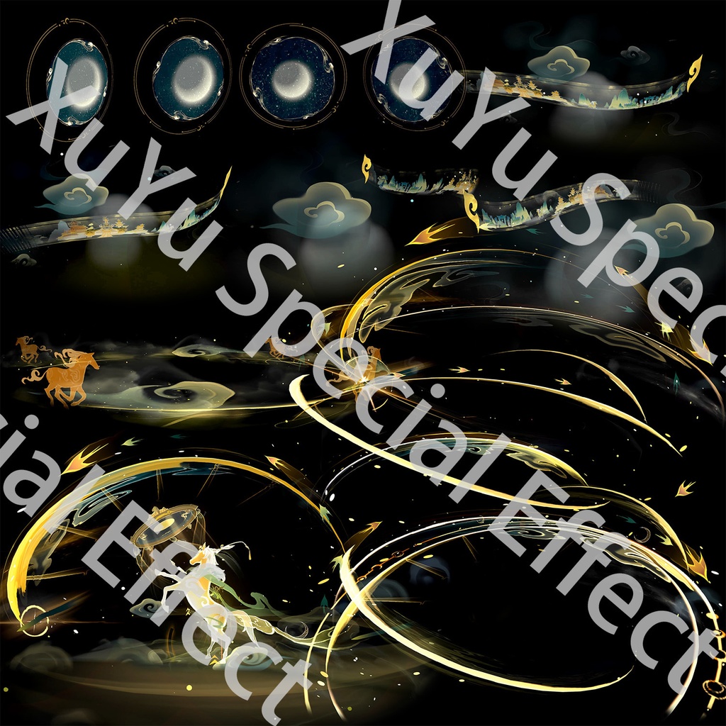 原神兹白 コスプレ用エフェクト|Genshin Impact Zibai Cosplay Effectキャラクタースキルのポスト合成に対応PNG/PSD+PNGデジタルファイル|即時自動発送