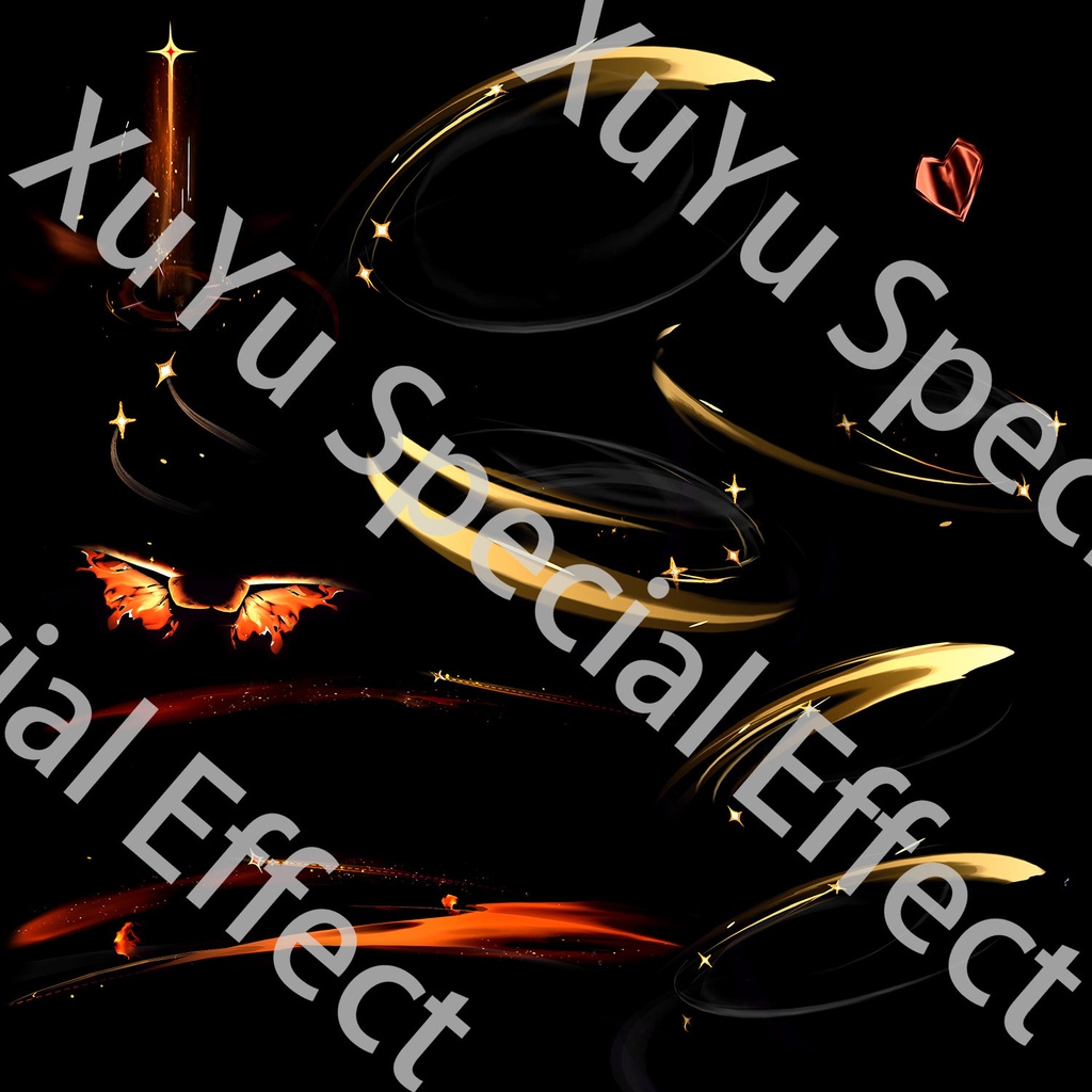 原神ドゥリン コスプレ用エフェクト｜Genshin Impact Durin Cosplay Effectキャラクタースキルのポスト合成に対応PNG/PSD+PNGデジタルファイル|即時自動発送