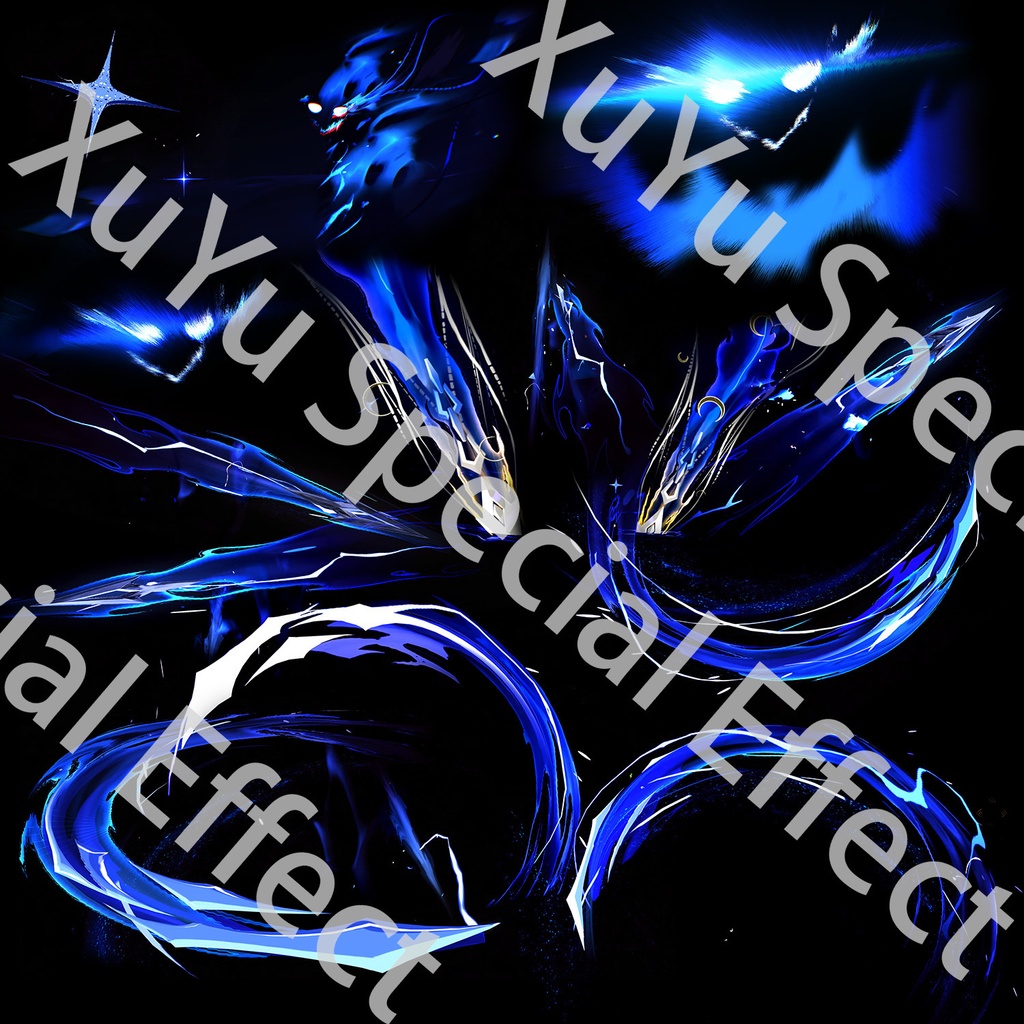 原神フリンズ コスプレ用エフェクト|Genshin Impact Flins Cosplay Effectキャラクタースキルのポスト合成に対応PNG/PSD+PNGデジタルファイル|即時自動発送