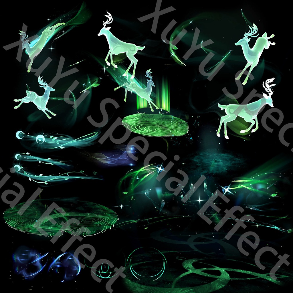 原神ラウマ コスプレ用エフェクト｜Genshin Impact Lauma Cosplay Effectキャラクタースキルのポスト合成に対応PNG/PSD+PNGデジタルファイル|即時自動発送