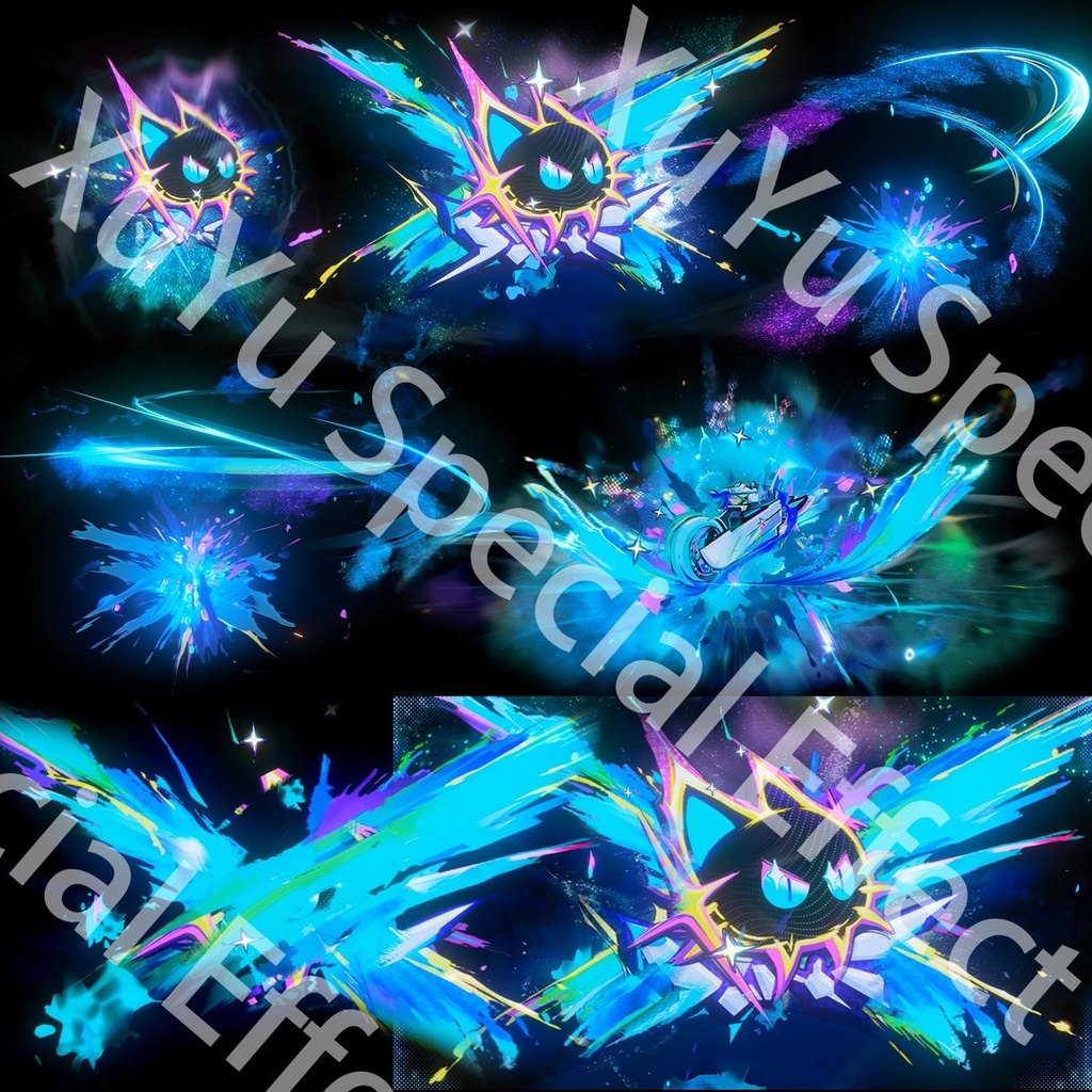 鳴潮リンネー コスプレ用特殊効果|Wuthering Waves Lynae Cosplay Special Effectキャラクタースキルのポスト合成に対応PSD+PNGデジタルファイル|即時自動発送