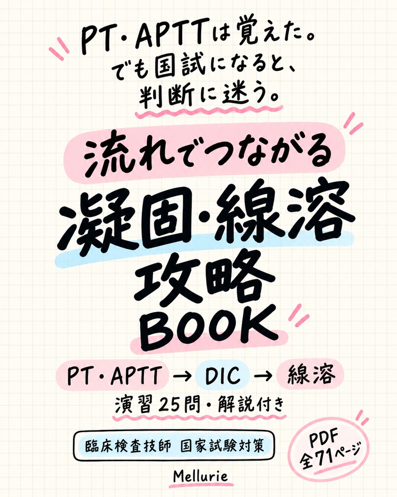 Mellurie 国試攻略BOOK 3冊セット|血液・細菌・凝固・線溶【臨床検査技師国家試験対策】