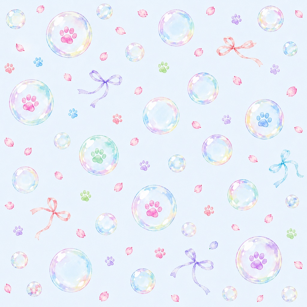 Spring Pastel Collection|春色水彩デジタルペーパー12柄セット|真生 シームレス6柄+通常6柄【商用利用OK】