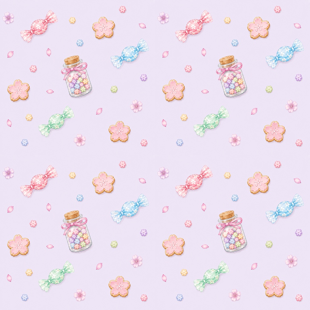 Spring Pastel Collection|春色水彩デジタルペーパー12柄セット|真生 シームレス6柄+通常6柄【商用利用OK】