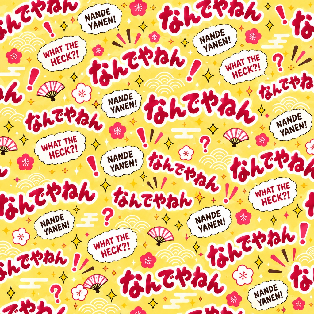 関西弁デジタルペーパー Vol.1|12柄セット|Japanese Kansai Dialect Digital Paper【商用利用OK】