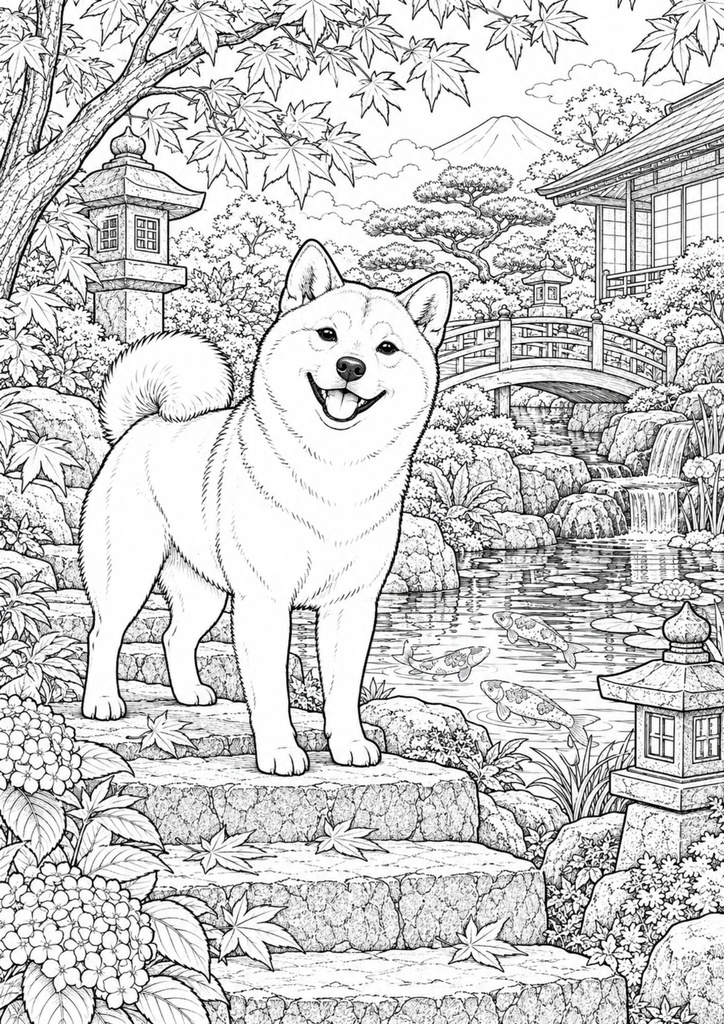 動物の細かなアートぬり絵|全30枚|A4 PDF|大人向け・塗りごたえたっぷり