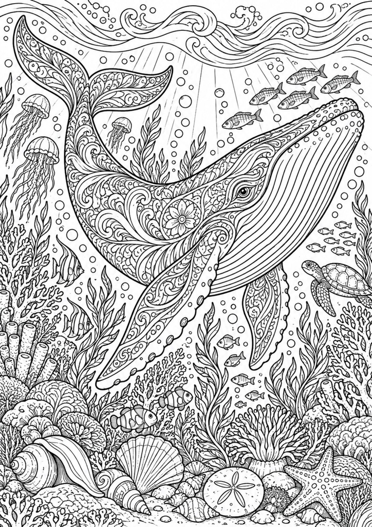 動物の細かなアートぬり絵|全30枚|A4 PDF|大人向け・塗りごたえたっぷり